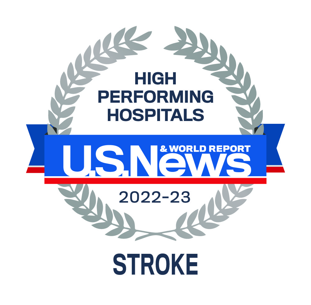Logotipo de accidente cerebrovascular de US News World Report