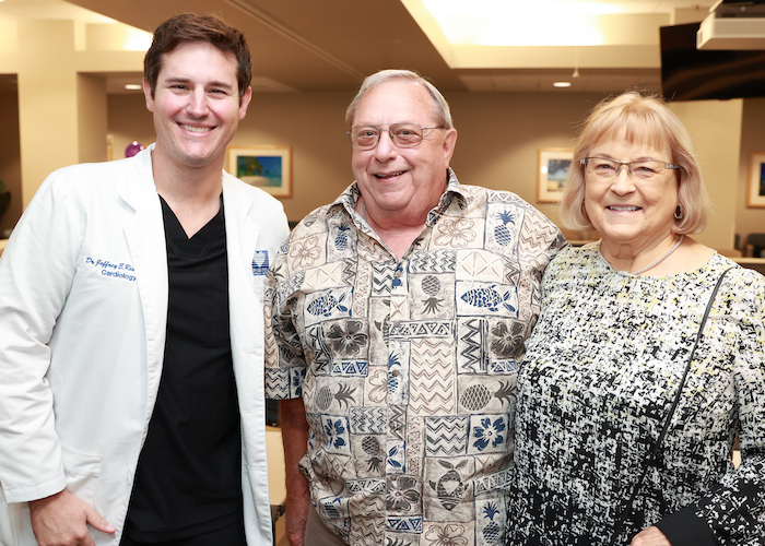 Dr. Rossi, Chuck Jenkins and his wife