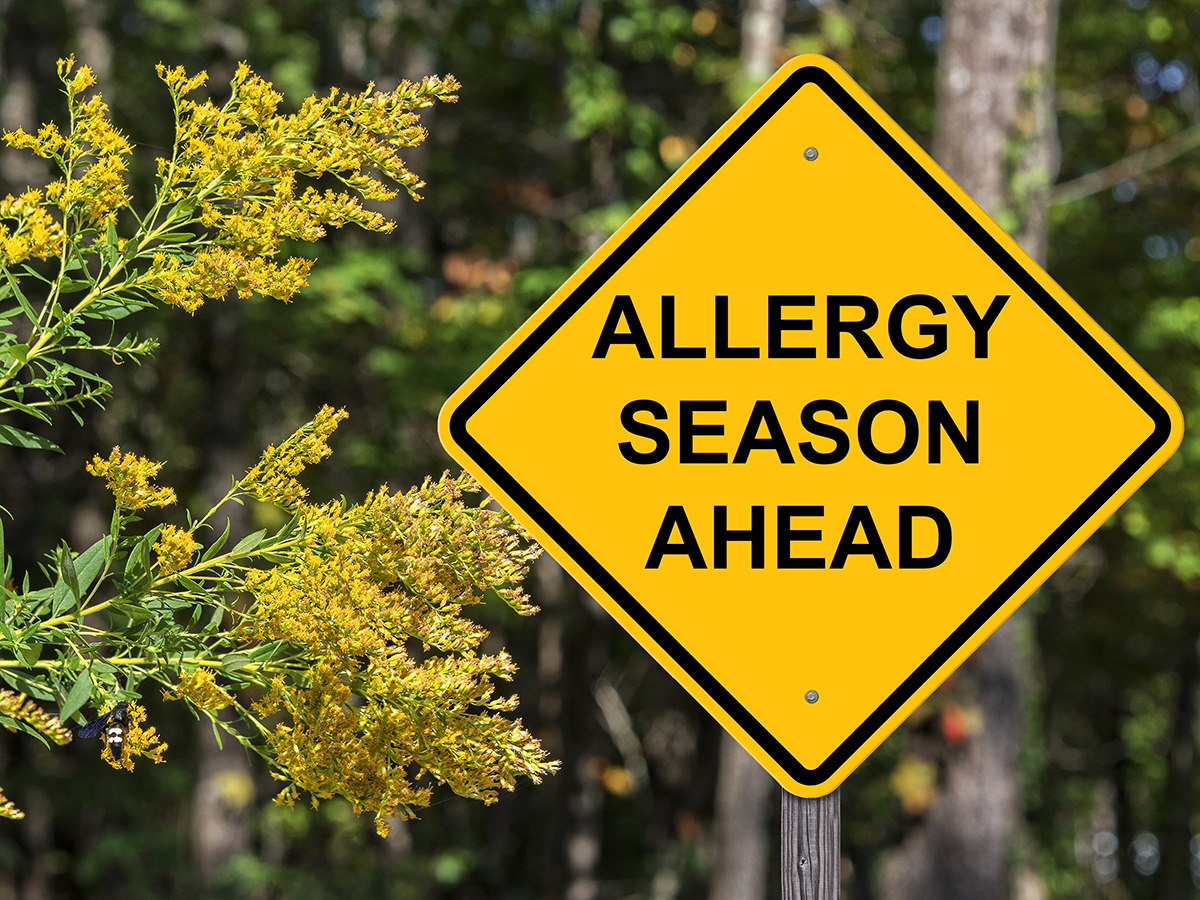 allergies sign