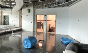 Waiting room in the new Emergency Care Center