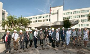 Groundbreaking starts the construction process.