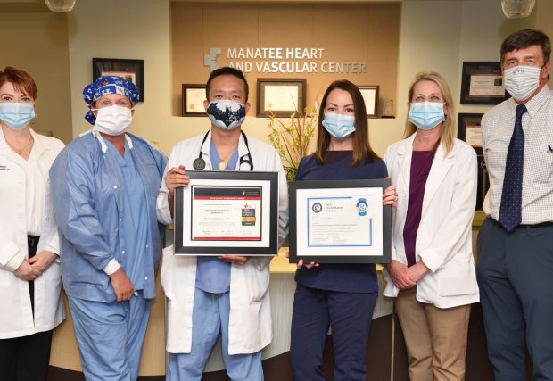 Manatee Memorial Hospital honrado con la misión de American Heart Association®: Lifeline® STEMI Receiving Center Gold Quality Achievement Award