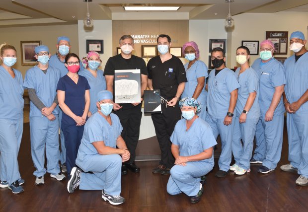 Manatee Memorial es el primer hospital en la costa oeste de Florida en implantar un cierre de orejuela auricular izquierda WATCHMAN FLX ™ de próxima generación